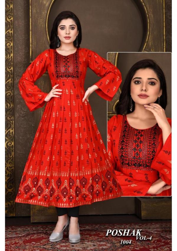 Beauty Poshak Vol 4 Rayon Designer Exclusive Kurti Collection